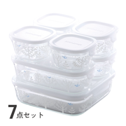 パック&レンジ(絵柄入り) 7点セット