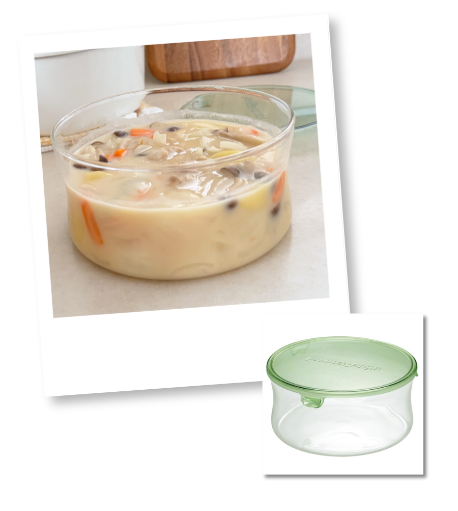 パック＆レンジ グリーン 丸タイプ