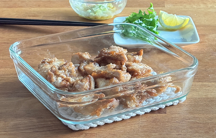 レンジでから揚げ風