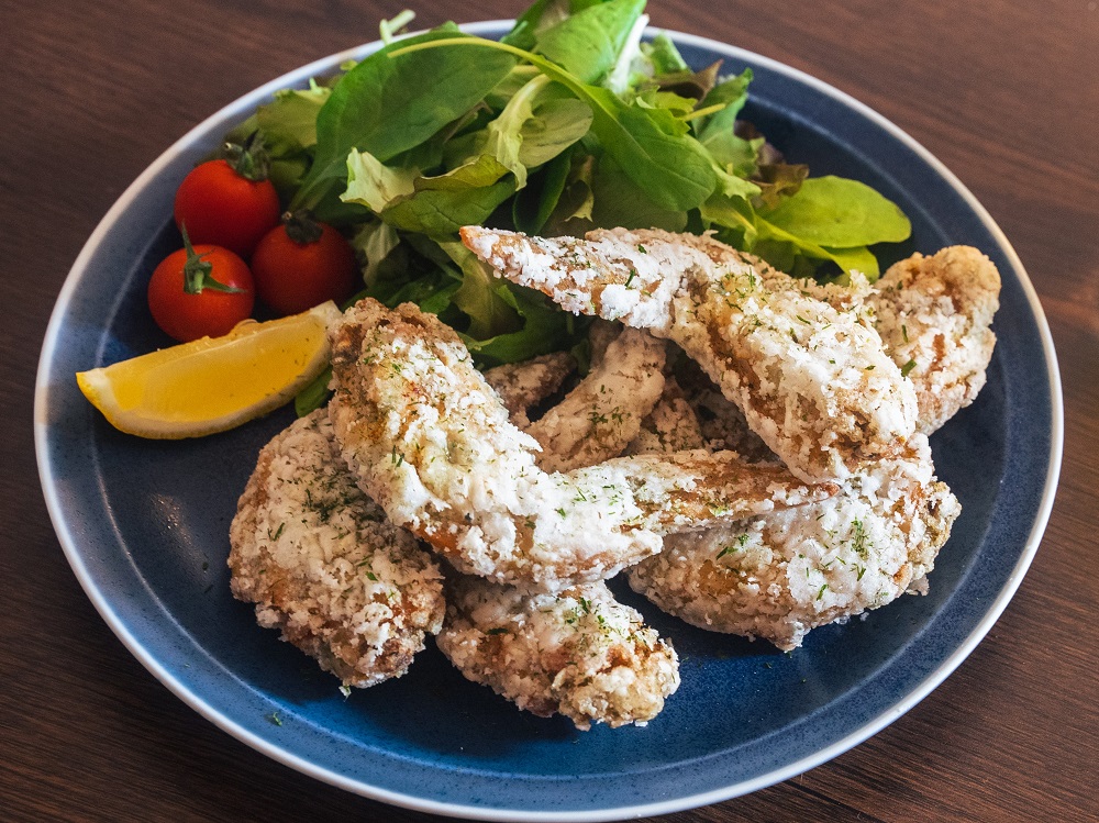 手羽先の海苔塩唐揚げ