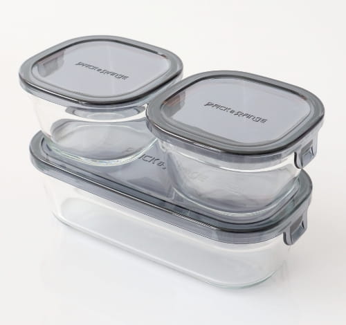 パック＆レンジ3点セット（山本ゆりコラボ ダークグレーver）