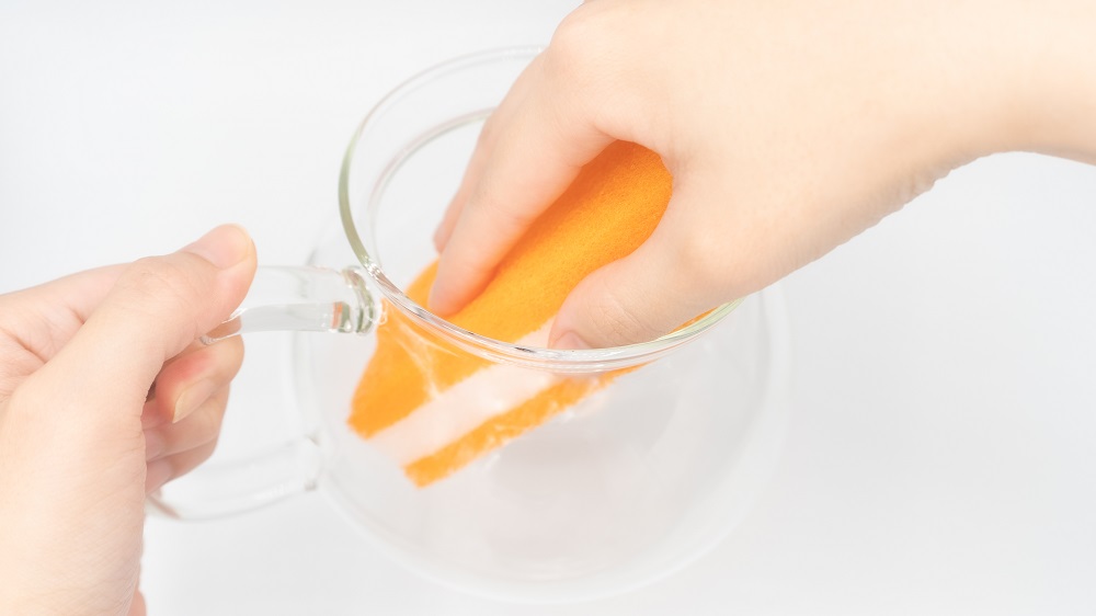 口が広くて洗いやすい