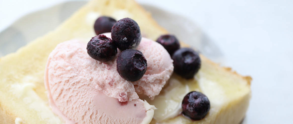 冷凍したブルーベリーは凍ったまま使うのがおすすめ