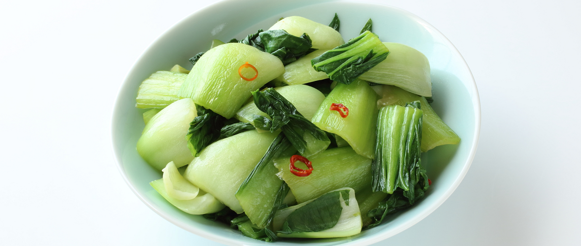 チンゲン菜でおいしく栄養を摂ろう!