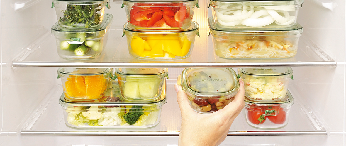 積み上げられる保存容器を活用するのもおすすめ